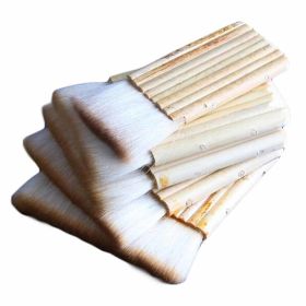 5 Pcs Multi Size Wool Row Brush Calligraphy Painting Framing Brushes Bamboo Glue Brush