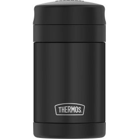 Thermos 16oz Insulated Food Jar with Folding Spoon, Matte Black