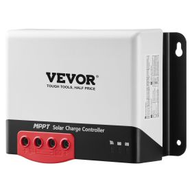 VEVOR 30A MPPT Solar Charge Controller, 12V / 24V Auto DC Input, Solar Panel Regulator Charger with Bluetooth Module