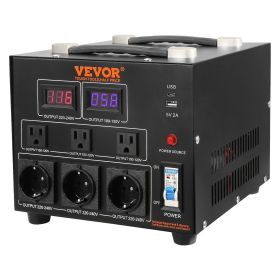 VEVOR Voltage Converter Transformer, 5000W, Heavy Duty Step Up/Down Transformer, Convert from 110 Volt to 220 Volt and from 220 Volt to 110 Volt, with