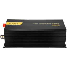 VEVOR Pure Sine Wave Inverter, 5000 Watt, Power Inverter, DC 12V to AC 120V Car Inverter, with LCD Display, USB Port and Remote Controller