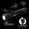 Energizer TAC R 1200 Rechargeable Tactical Flashlight, 1200 Lumens, IPX4 Water Resistant, Aircraft-Grade Aluminum LED Flashlight, Outstanding Emergenc