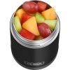 Thermos 16oz Insulated Food Jar with Folding Spoon, Matte Black