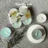 Candle Lab | Jasmine Scented Candles Tealight with 12 Hour Burn Time,Set of 4 Travel Pack for Puja, Ceremony, Home Therpy (Comes with Free 100 Pieces