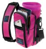 Water Bottle Holder Carrier Bottle Cooler w Adjustable Shoulder Strap and Front Pockets Suitable for 16 oz to 25oz Bottles